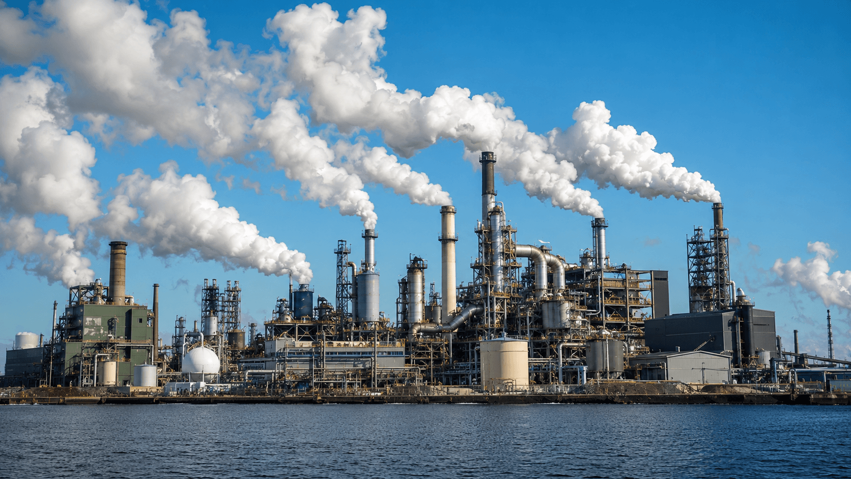 Industrial facility monitored for environmental and operational conditions by ReNile